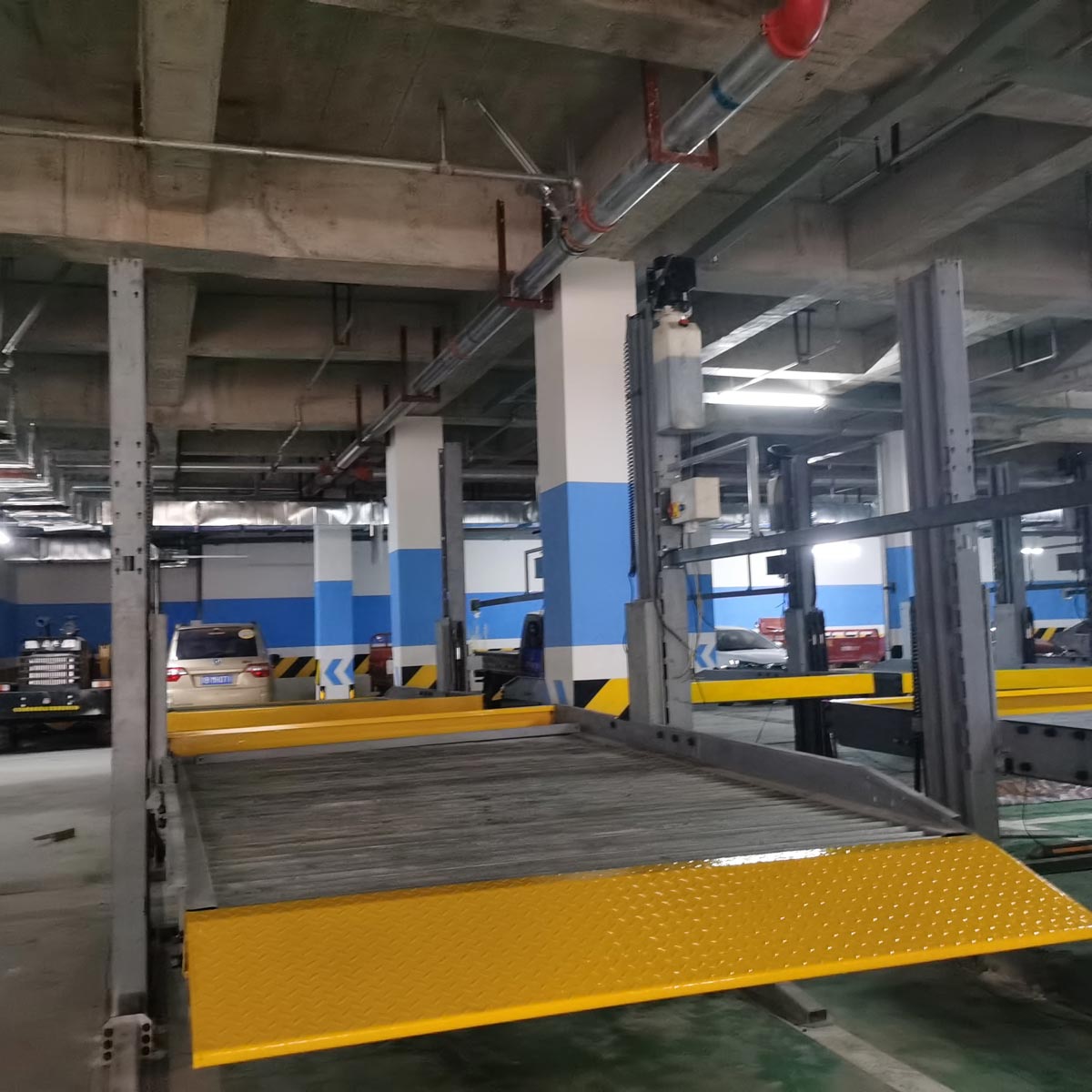 兩層機械停車場過規劃